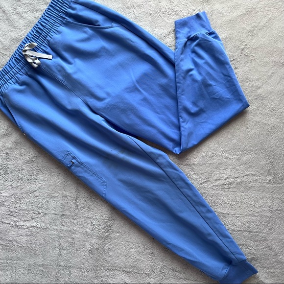 Figs Pants - FIGS Yola Skinny Jogger Scrub Pant Periwinkle Blue Medium Sz M